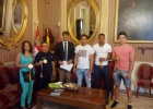El Club de Halterofilia Electro Caor Sol y Luz Burgos se ha reunido con Fernando Gómez